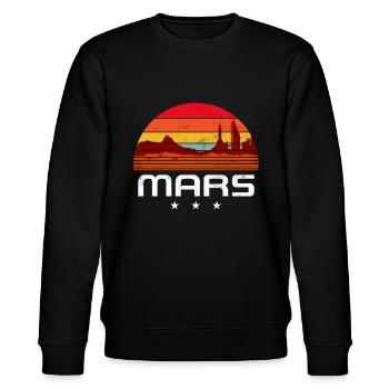 Mars - Sweat bio CHANGER Stanley/Stella Unisexe - noir - Devant - Nik (191cm) & Marisol (170cm)