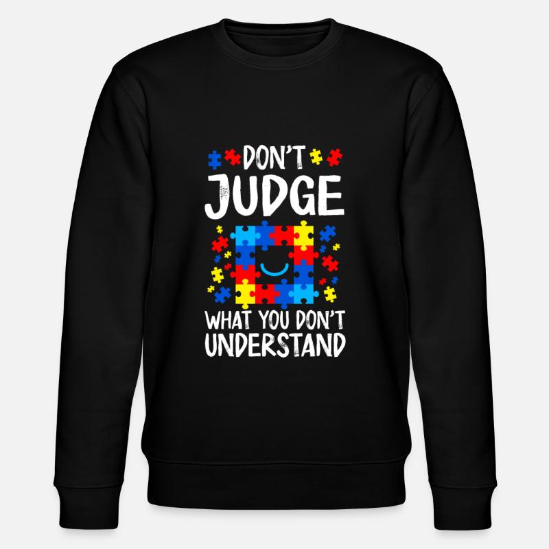 Autisme Conscience - Sweat bio CHANGER Stanley/Stella Unisexe - noir