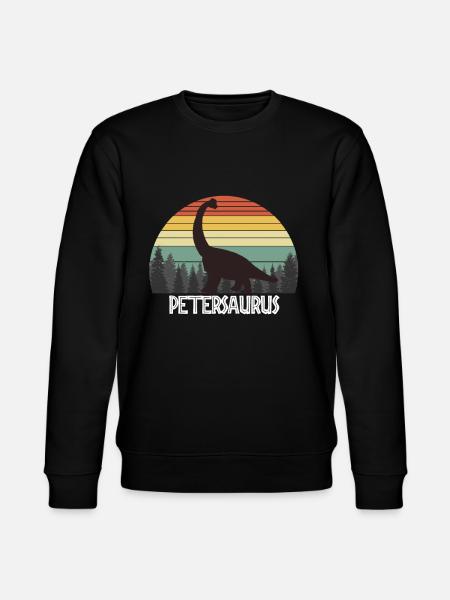 PETERSAURUS PETER SAURUS PETER DINOSAUR - Stanley/Stella Unisex Bio-Sweatshirt CHANGER - Schwarz