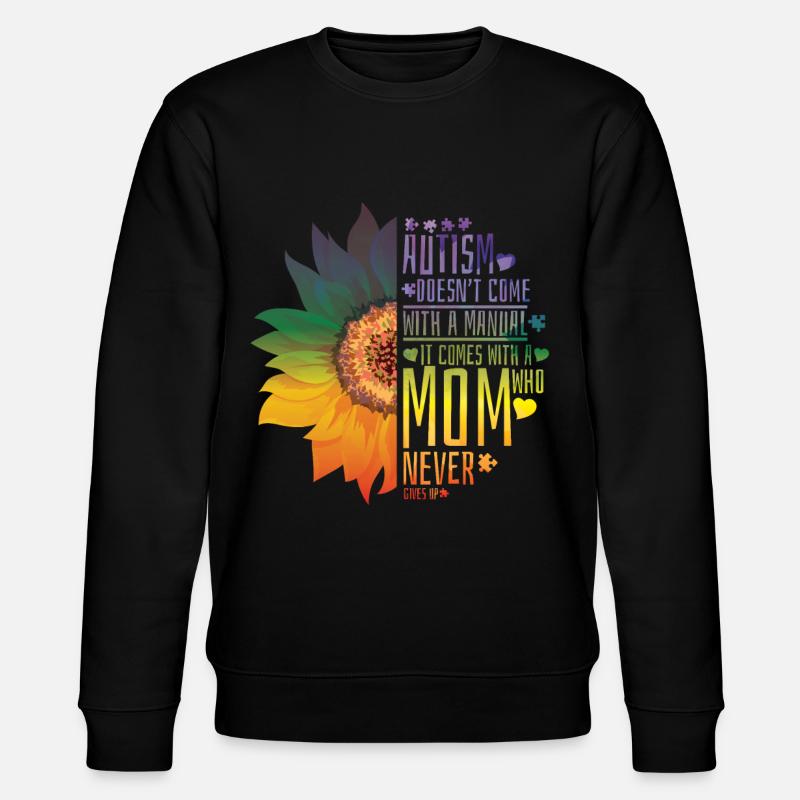 Autisme Conscience - Sweat bio CHANGER Stanley/Stella Unisexe - noir