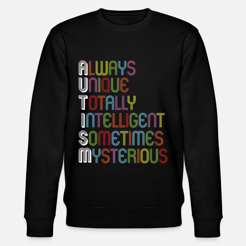 Autisme Conscience - Sweat bio CHANGER Stanley/Stella Unisexe - noir