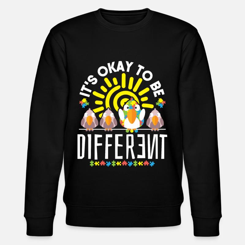 Autisme Conscience - Sweat bio CHANGER Stanley/Stella Unisexe - noir