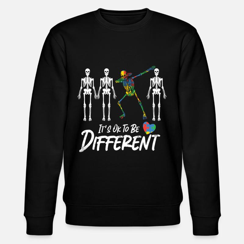 Autismus Bewusstsein - Stanley/Stella Unisex Bio-Sweatshirt CHANGER  - Schwarz