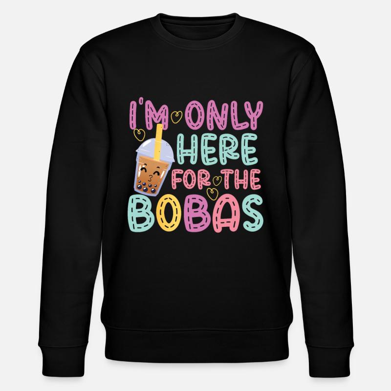 Bubble Tea - Stanley/Stella CHANGER Unisex Organic Sweatshirt - black