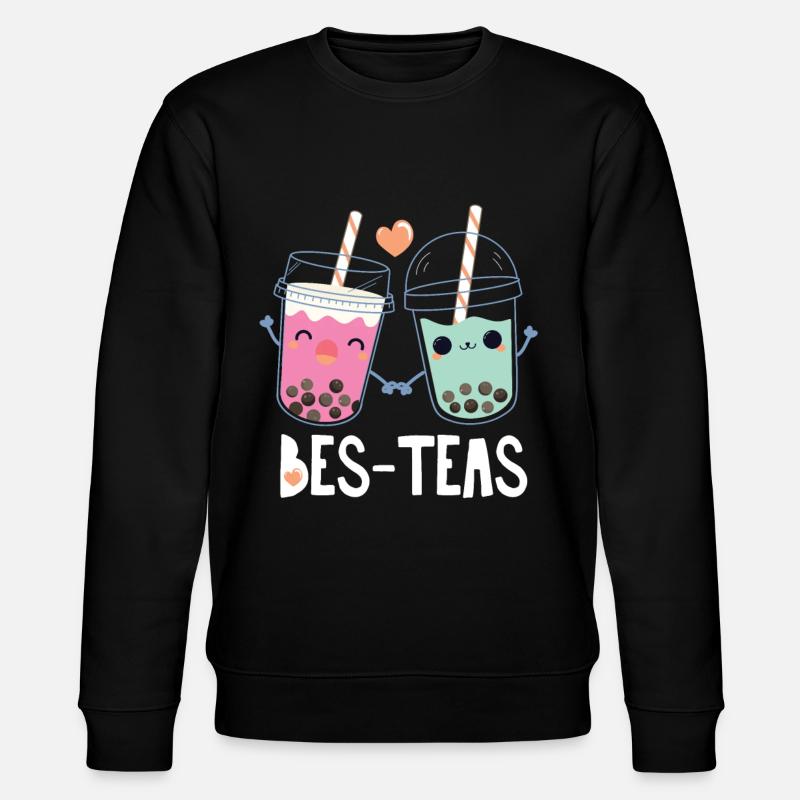 Bubble Tea - Stanley/Stella Unisex Bio-Sweatshirt CHANGER  - Schwarz