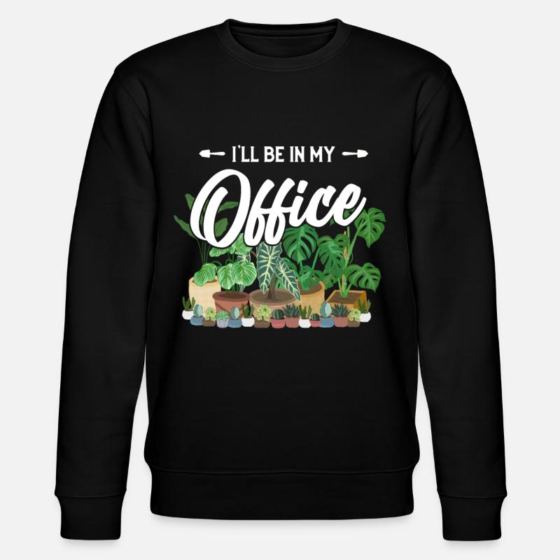 Gardener Plants - Stanley/Stella CHANGER Unisex Organic Sweatshirt - black