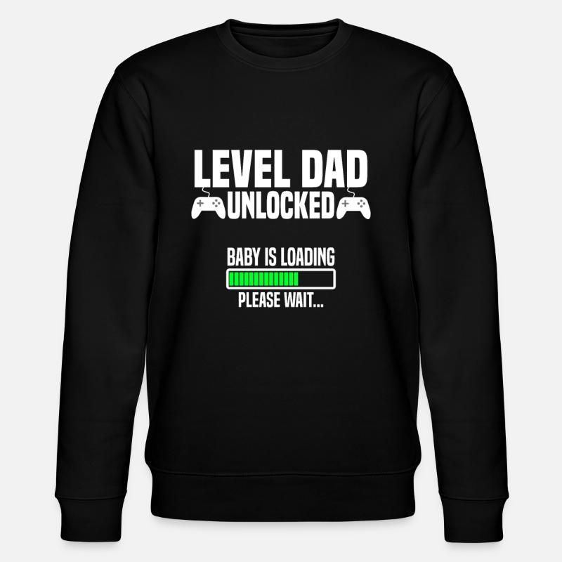 Niveau papa unlocked - Sweat bio CHANGER Stanley/Stella Unisexe - noir