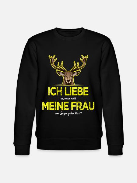 Jäger Sprüche - Stanley/Stella Unisex Bio-Sweatshirt CHANGER  - Schwarz