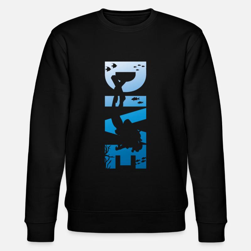 Dive - Stanley/Stella CHANGER Unisex Organic Sweatshirt - black