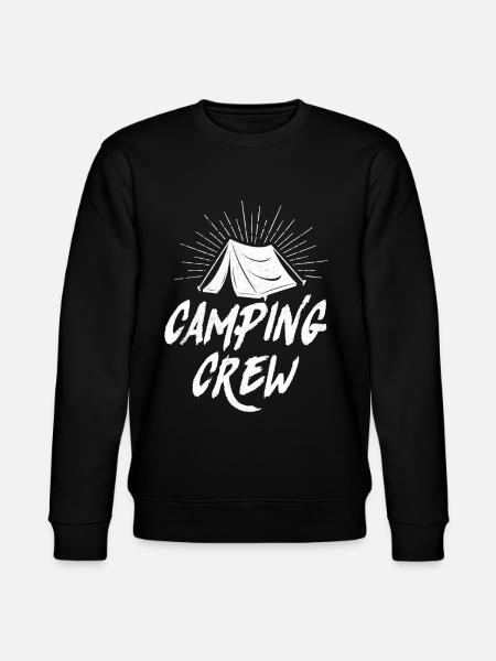 Camping Crew Tent - Stanley/Stella CHANGER Unisex Organic Sweatshirt - black
