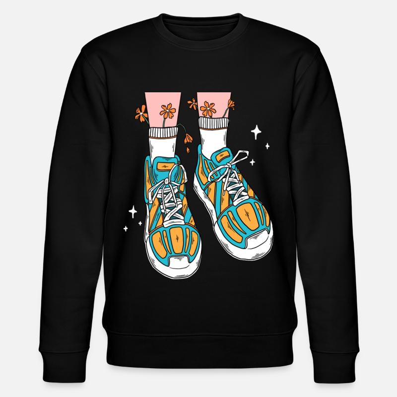 CHAUSSURES DE FLEURS - Sweat bio CHANGER Stanley/Stella Unisexe - noir