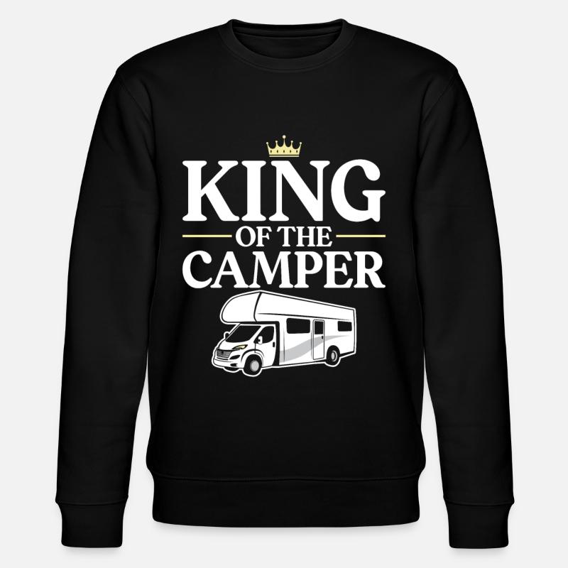 Camping Motorhome Campervan King - Sweat bio CHANGER Stanley/Stella Unisexe - noir