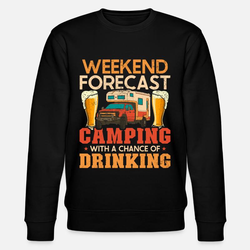 Camping Drunk Beer Campervan - Sweat bio CHANGER Stanley/Stella Unisexe - noir