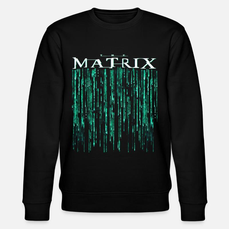 The Matrix Film Code Logo - Stanley/Stella Unisex Bio-Sweatshirt CHANGER  - Schwarz