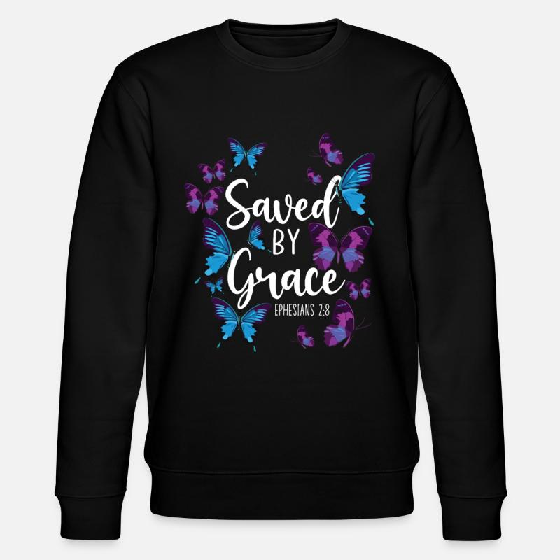 Citation de verset biblique chrétien - Sweat bio CHANGER Stanley/Stella Unisexe - noir