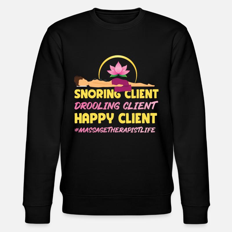 Licensed Massage Therapist Therapy - Stanley/Stella Unisex Bio-Sweatshirt CHANGER  - Schwarz