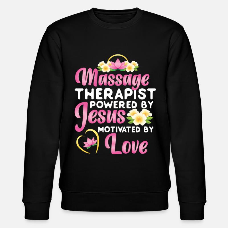 Licensed Massage Therapist Therapy - Stanley/Stella Unisex Bio-Sweatshirt CHANGER  - Schwarz