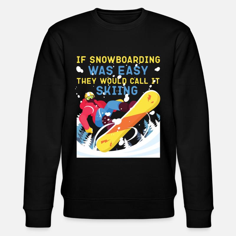 Snowboard Snowboard Si - Sweat bio CHANGER Stanley/Stella Unisexe - noir