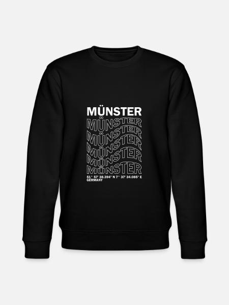 Münster coordinates - Stanley/Stella CHANGER Unisex Organic Sweatshirt - black