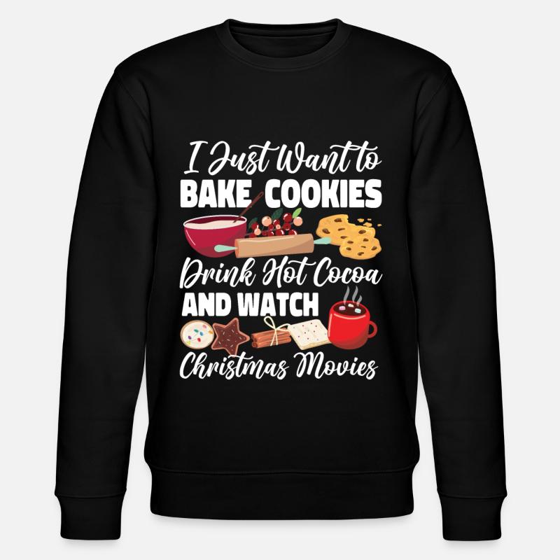 Bake Baking Christmas Cookie I - Stanley/Stella Unisex Bio-Sweatshirt CHANGER - Schwarz