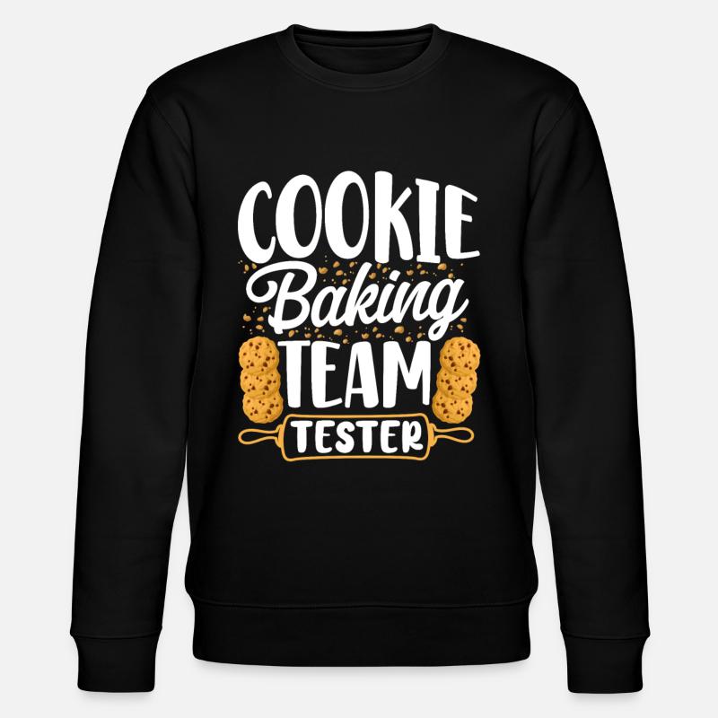 Bake Baking Cookie Team Tester - Stanley/Stella Unisex Bio-Sweatshirt CHANGER  - Schwarz