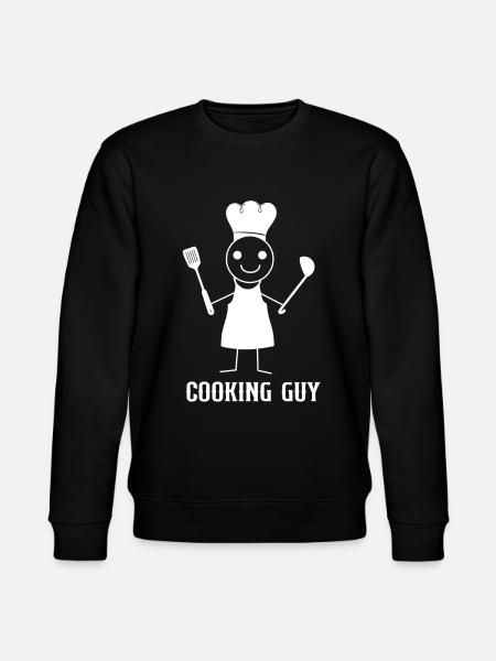 Cooking Cook Kitchen Chef Cooking - Stanley/Stella CHANGER Unisex Organic Sweatshirt - black