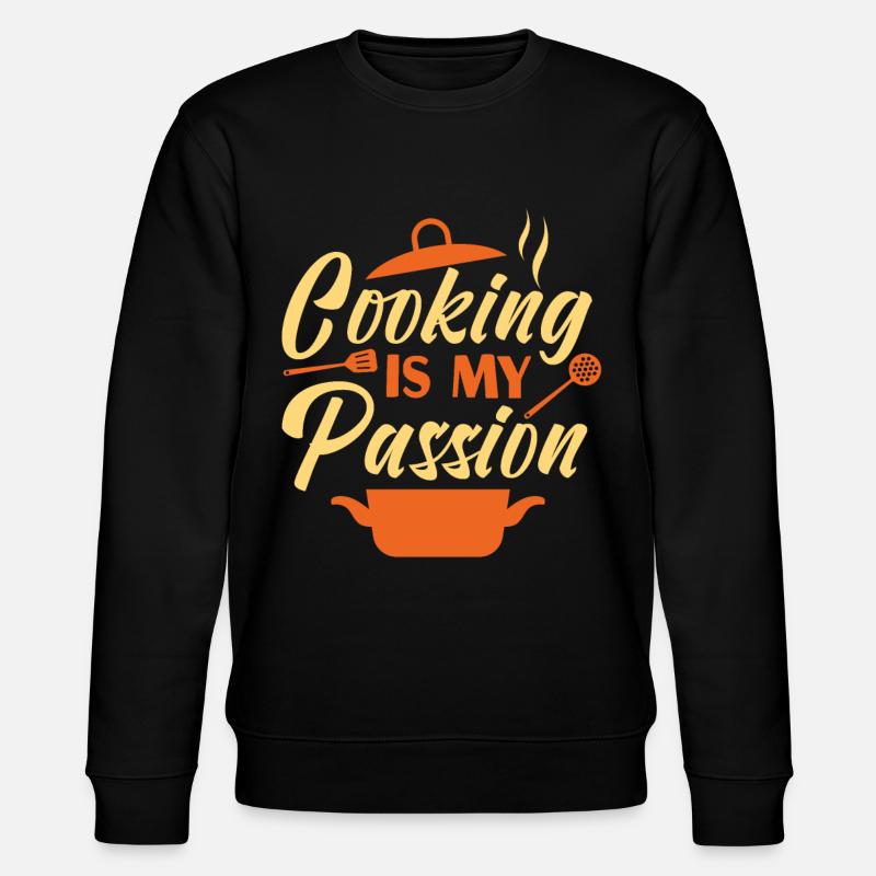 Cooking Cook Kitchen Chef Cooking - Stanley/Stella CHANGER Unisex Organic Sweatshirt - black