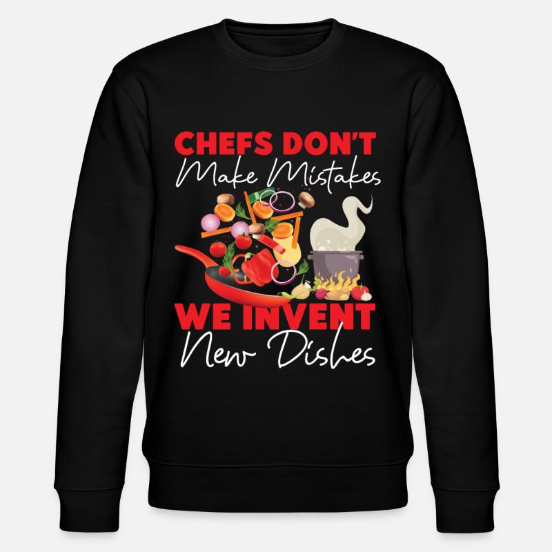 Cooking Cook Kitchen Chef Chefs - Stanley/Stella CHANGER Unisex Organic Sweatshirt - black