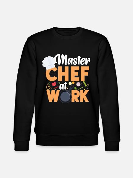 Cooking Cook Kitchen Chef Master - Stanley/Stella CHANGER Unisex Organic Sweatshirt - black