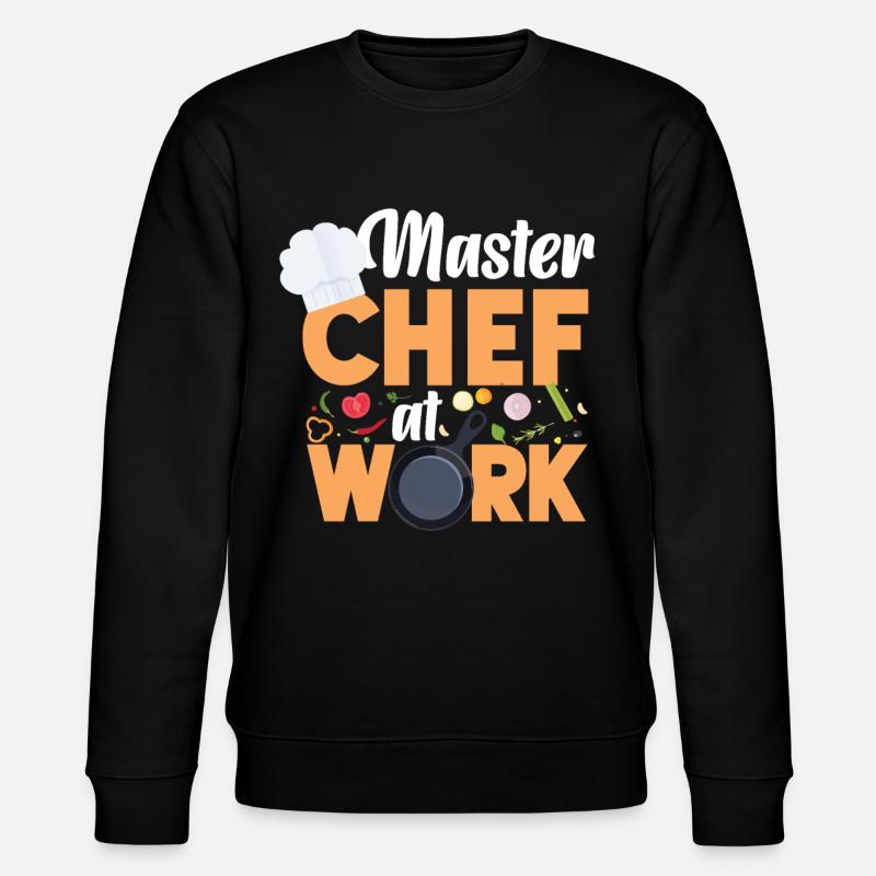 Cooking Cook Kitchen Chef Master - Stanley/Stella Unisex Bio-Sweatshirt CHANGER - Schwarz