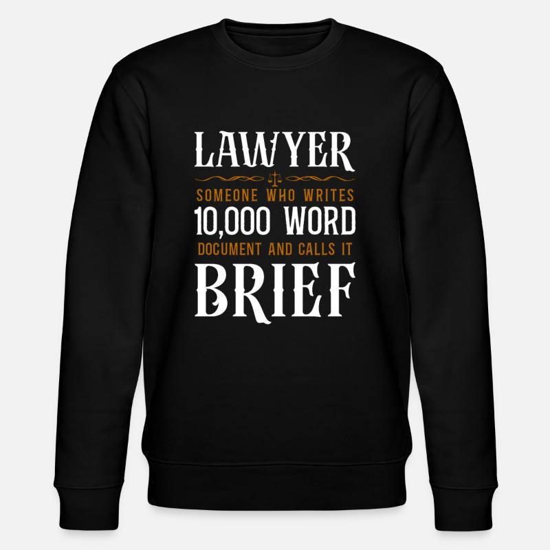 Jeune Avocat Avocat Avocat Avocat - Sweat bio CHANGER Stanley/Stella Unisexe - noir