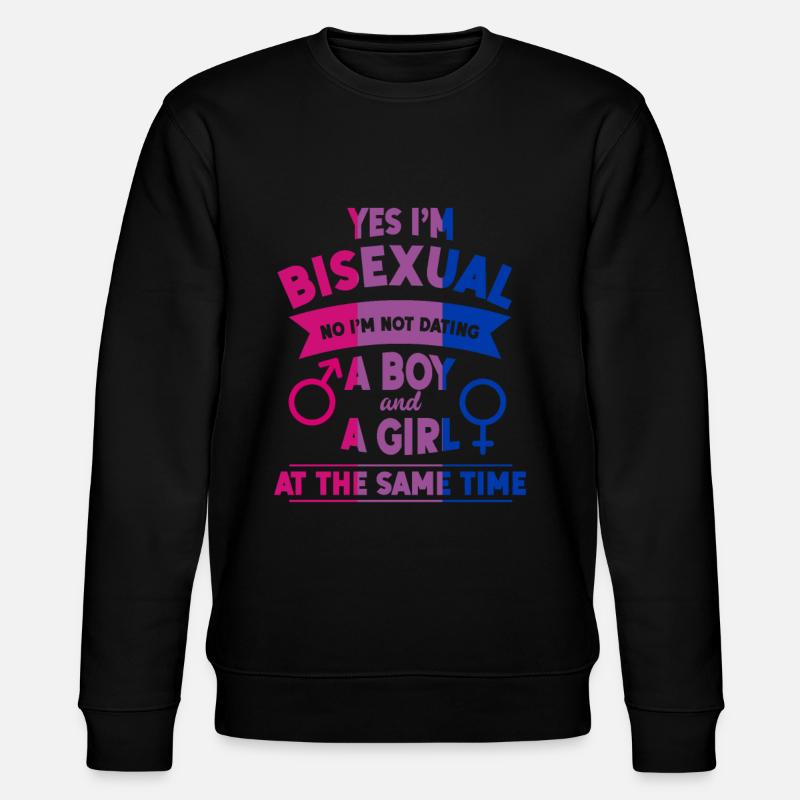 LGBTQ Pride Month Bisexuell - Stanley/Stella Unisex Bio-Sweatshirt CHANGER - Schwarz