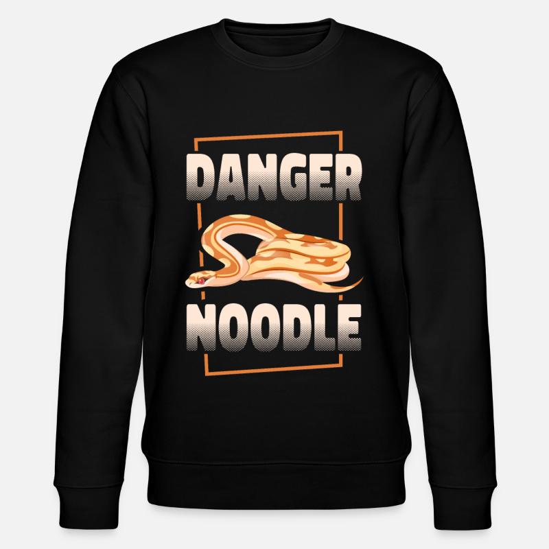 Serpent Serpent Danger Nouilles - Sweat bio CHANGER Stanley/Stella Unisexe - noir