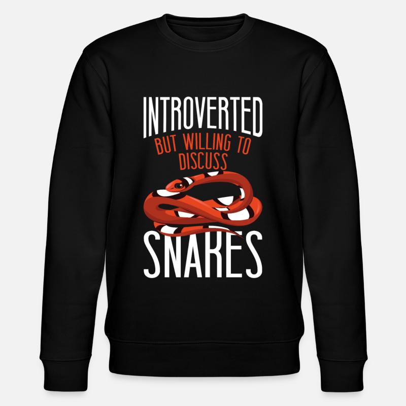 Serpent Serpent Introverti Mais - Sweat bio CHANGER Stanley/Stella Unisexe - noir