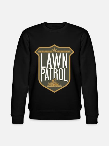 Lawn Mower Mowing Dad Father - Stanley/Stella CHANGER Unisex Organic Sweatshirt - black