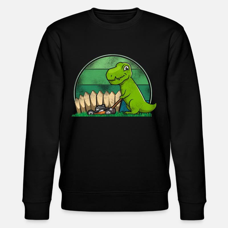 Lawn Mower Mowing Dad Father - Stanley/Stella Unisex Bio-Sweatshirt CHANGER  - Schwarz