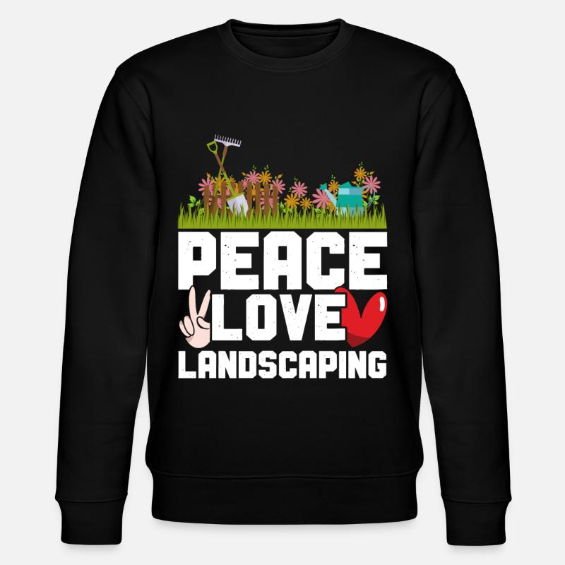 Landscaper Landscaping Landscape - Stanley/Stella Unisex Bio-Sweatshirt CHANGER  - Schwarz