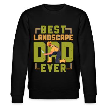 Landscaper Landscaping Landscape - Stanley/Stella Unisex Bio-Sweatshirt CHANGER  - Schwarz - Vorne - Nik (191cm) & Marisol (170cm)