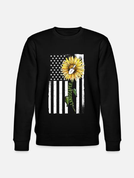 Landscaper Landscape Architect Usa - Stanley/Stella CHANGER Unisex Organic Sweatshirt - black