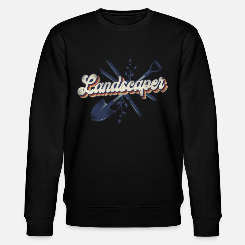 Landscaper Landscaping Landscape - Stanley/Stella Unisex Bio-Sweatshirt CHANGER  - Schwarz