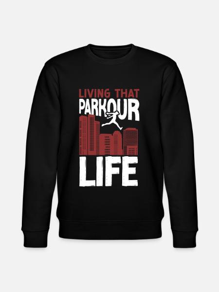 Parkour Free Running Traceur - Stanley/Stella CHANGER Unisex Organic Sweatshirt - black