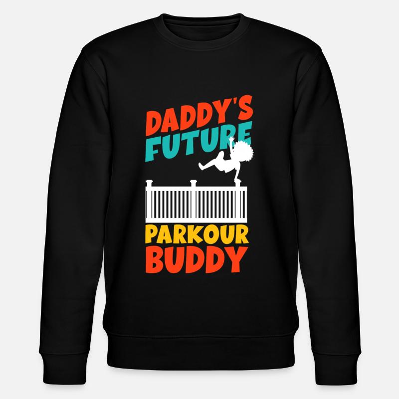 Parkour Free Running Traceur Enfants - Sweat bio CHANGER Stanley/Stella Unisexe - noir