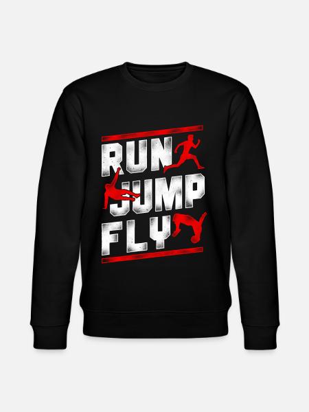Parkour Free Running Traceur - Stanley/Stella CHANGER Unisex Organic Sweatshirt - black