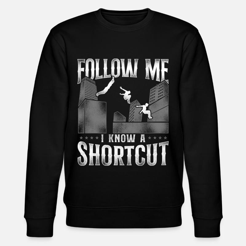 Parkour Free Running Traceur - Sweat bio CHANGER Stanley/Stella Unisexe - noir