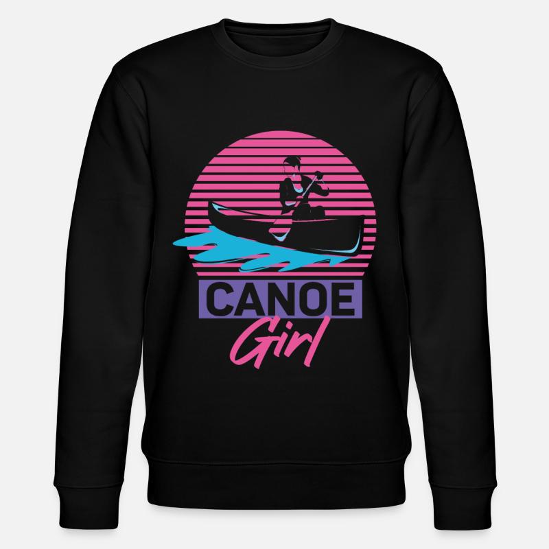 Canoë Canoë Fille Rétro Canoë - Sweat bio CHANGER Stanley/Stella Unisexe - noir