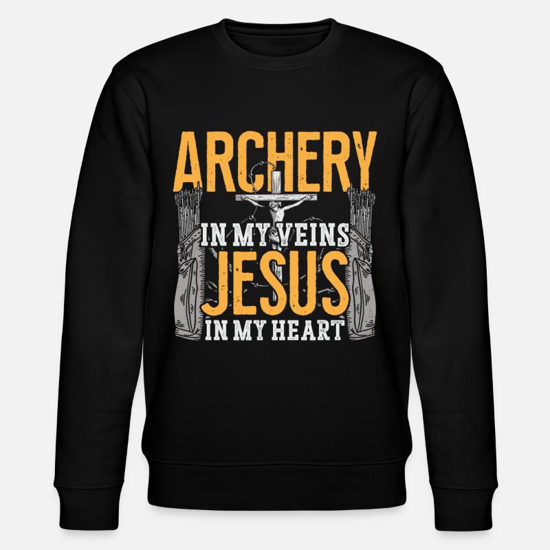 Archer Archer Archer Jésus Foi - Sweat bio CHANGER Stanley/Stella Unisexe - noir