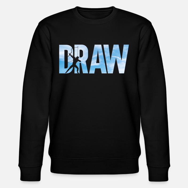 Archery Bow Archer Draw - Stanley/Stella CHANGER Unisex Organic Sweatshirt - black