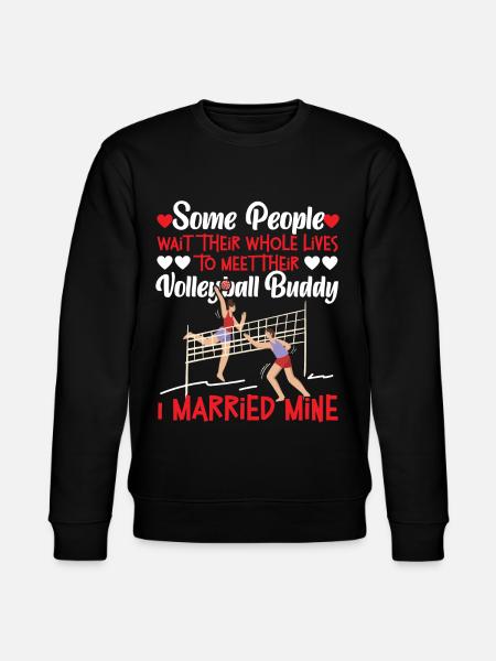 Volleyball Player Team Husband - Stanley/Stella Unisex Bio-Sweatshirt CHANGER  - Schwarz