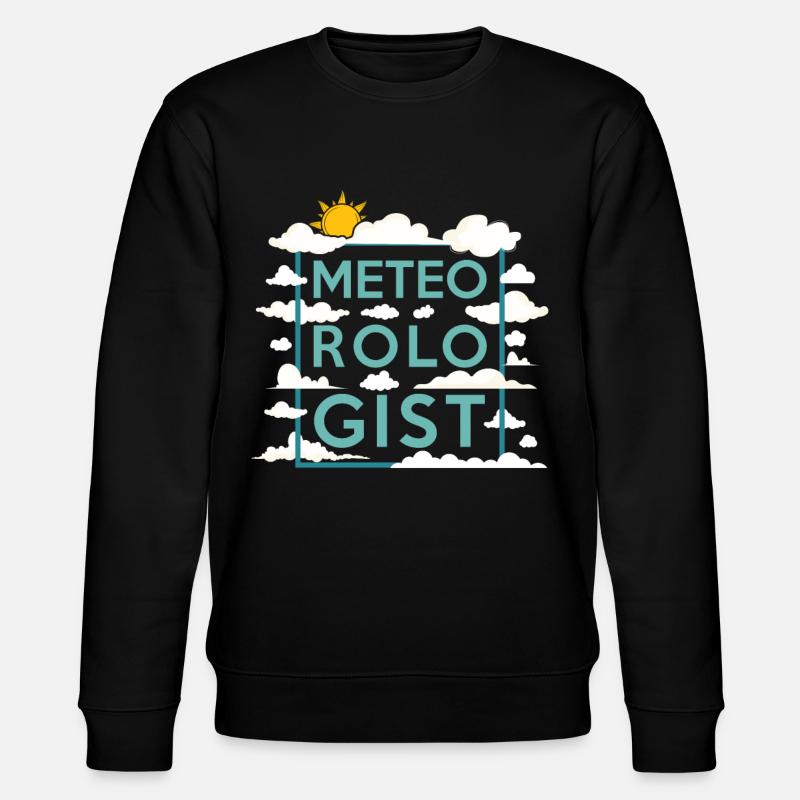 Meteorologist Weather Forecast - Stanley/Stella Unisex Bio-Sweatshirt CHANGER - Schwarz