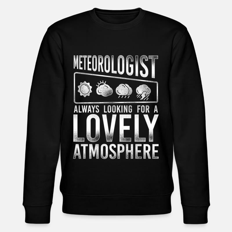 Meteorologist Weather Forecast - Stanley/Stella Unisex Bio-Sweatshirt CHANGER  - Schwarz